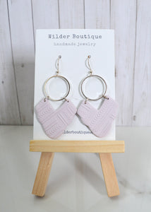 Impression Earrings Pink