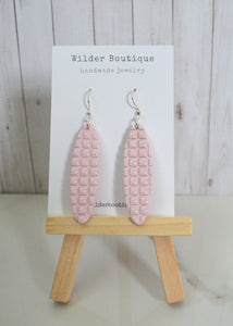 Square Texture Earrings