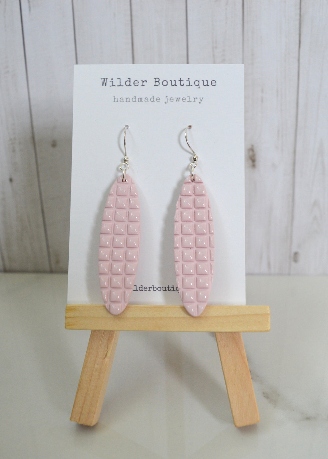 Square Texture Earrings