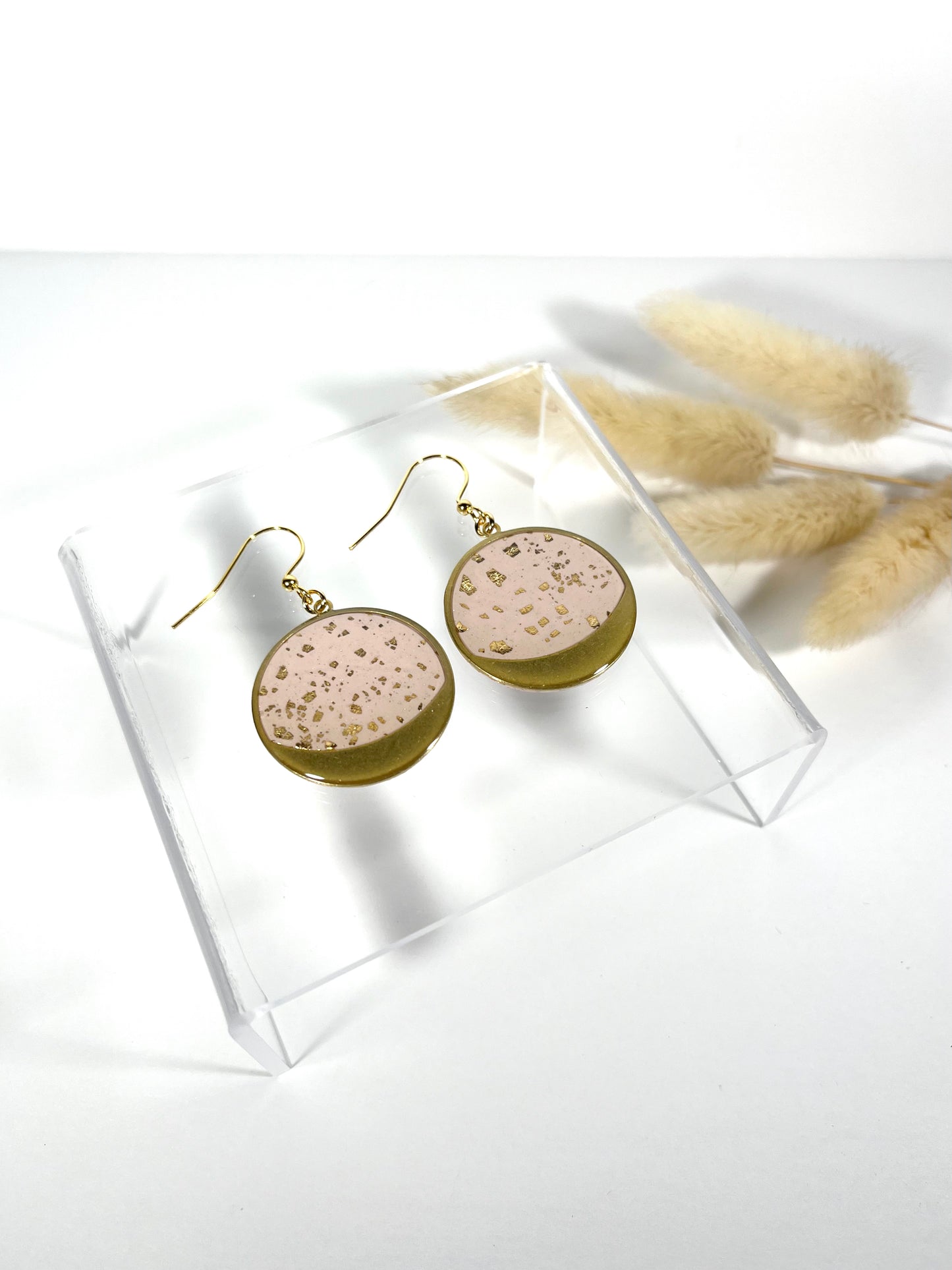 Gold Fleck Dangles